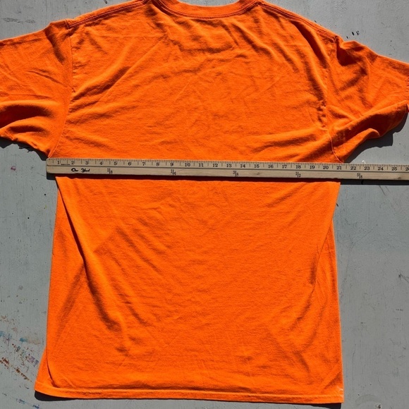 Men's Riff Raff T-Shirt Orange Face Logo L Hip Hop Rap Dirty South TX Dropout - Picture 9 of 12